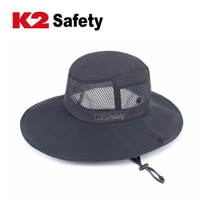 K2 Safety 메쉬 햇모자 IUS20931 경량 통풍 햇빛차단 여름모자, 다크그레이 대표 이미지 - Y2K 모자 추천
