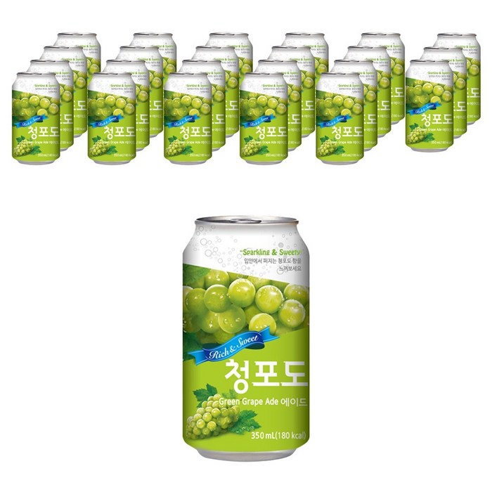 일화 청포도 에이드, 350ml, 24개 대표 이미지 - 청포도에이드 추천