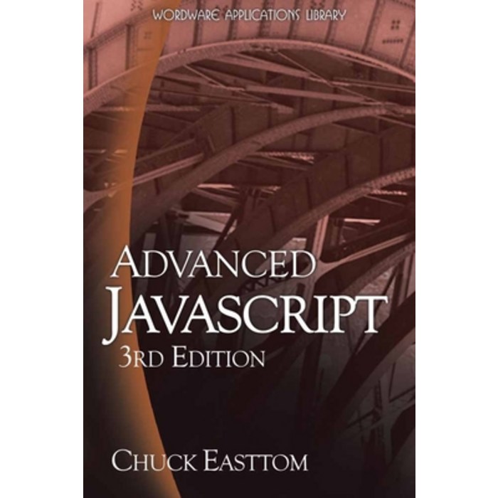 (영문도서) Advanced JavaScript Paperback, Jones & Bartlett Publishers, English, 9781598220339 대표 이미지 - JavaScript 책 추천