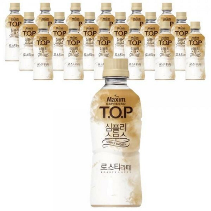 맥심 티오피 심플리 스무스 로스티 라떼, 360ml, 20개 대표 이미지 - 스타벅스 원두 추천