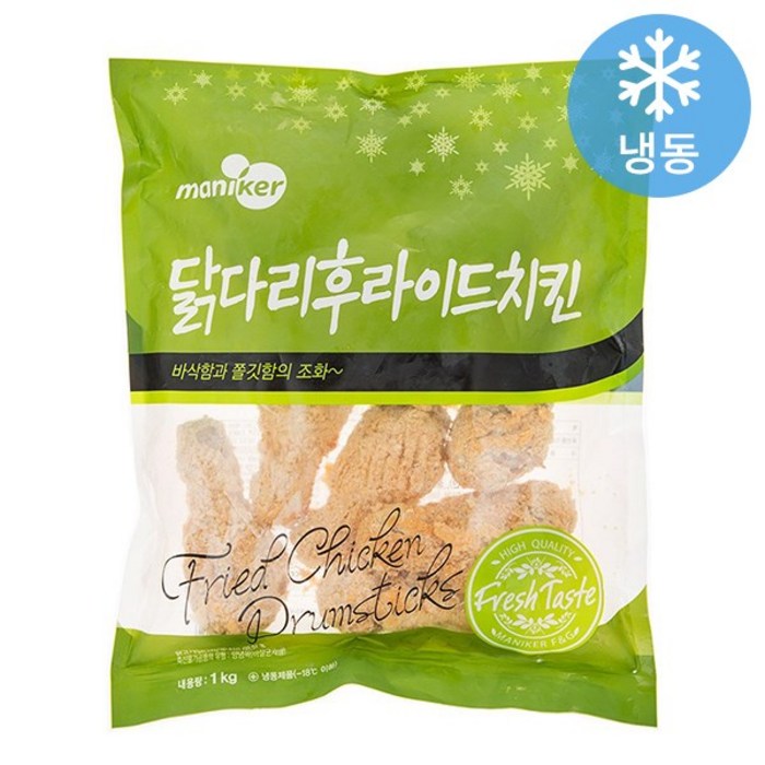 마니커F&G 닭다리후라이드치킨, 1kg, 1개 대표 이미지 - 편의점 치킨 추천