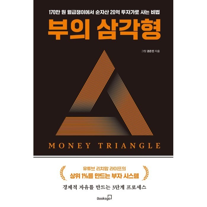 부의 삼각형:경제적 자유을 만드는 3단계 프로세스, 북스고, 그릿 권은진 대표 이미지 - 경제 경영 책 추천