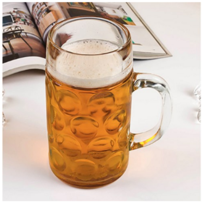 보르고노보 Don Beer Mug 맥주잔 1L, 1개 대표 이미지 - 1리터 맥주잔 추천