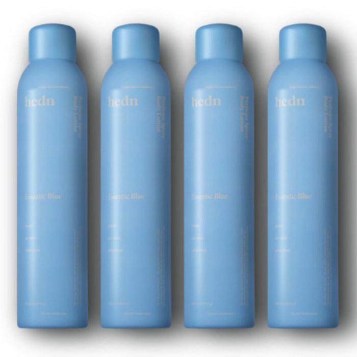 히든 퍼퓸 바디로션 보습 스프레이 에센틱 블루, 250ml, 4개 대표 이미지 - 바디스프레이 추천