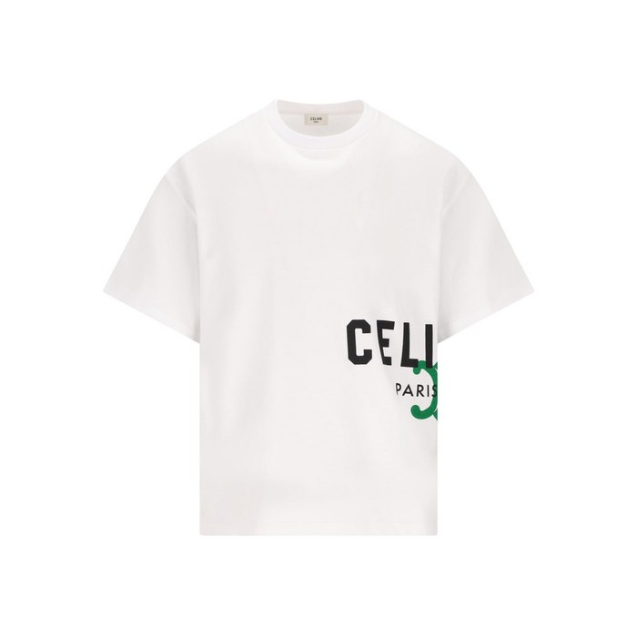 셀린느 로고 프린트 티셔츠
