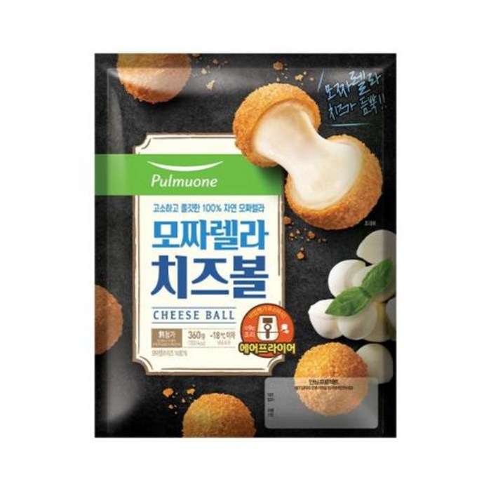 풀무원 모짜렐라 치즈볼 360g 대표 이미지 - 치즈볼 추천