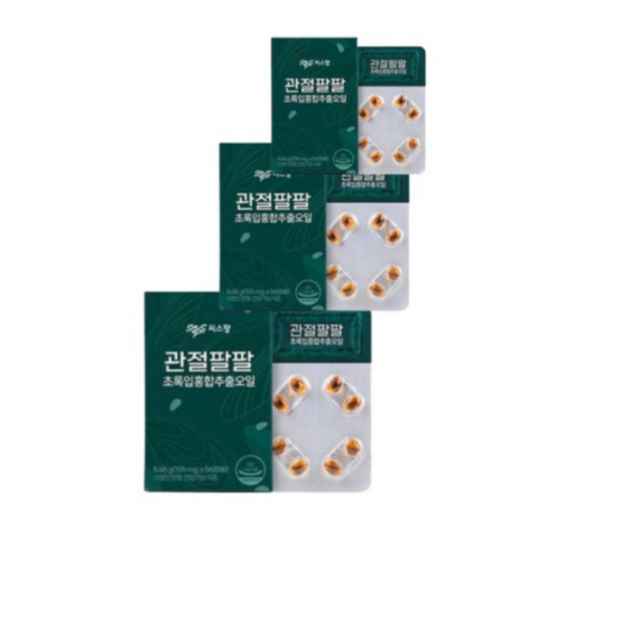 씨스팡 관절팔팔 초록입홍합추출오일, 155mg, 4박스 대표 이미지 - 초록입홍합 추천