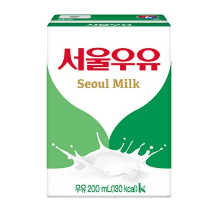 서울우유 멸균 흰우유, 200ml, 24팩 대표 이미지 - 우유 추천