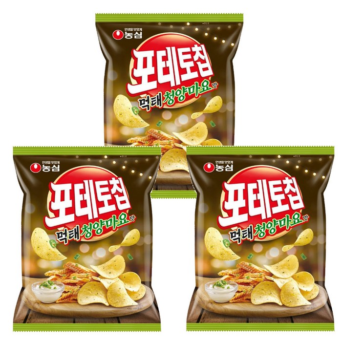 포테토칩 먹태 청양마요맛, 50g, 3개 대표 이미지 - 먹태 과자 추천