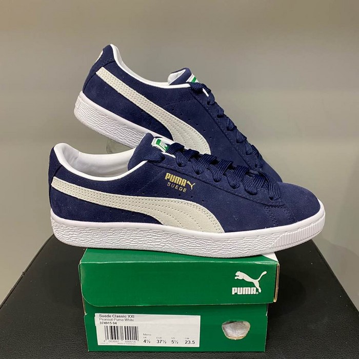 [ABC마트] 푸마 스웨이드 클래식 XXI PKI37491504 (peacoar-puma white) 대표 이미지 - 푸마 스웨이드 추천