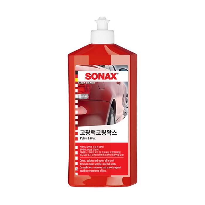 소낙스 고광택 코팅왁스, 500ml, 1개 대표 이미지 - 자동차 왁스 추천