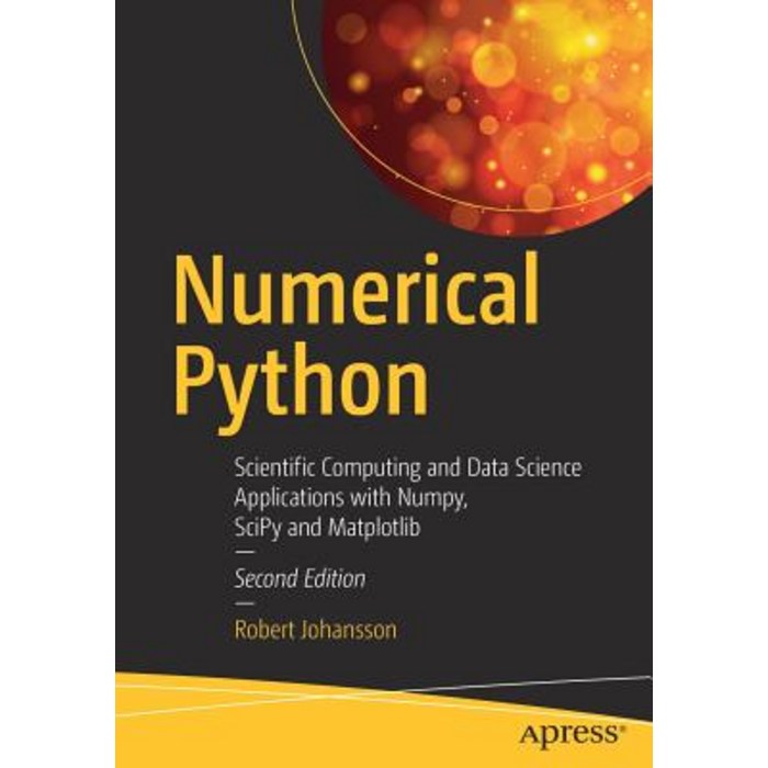 Numerical Python: Scientific Computing and Data Science Applications with Numpy Scipy and Matplotlib Paperback 대표 이미지 - matplotlib 책 추천