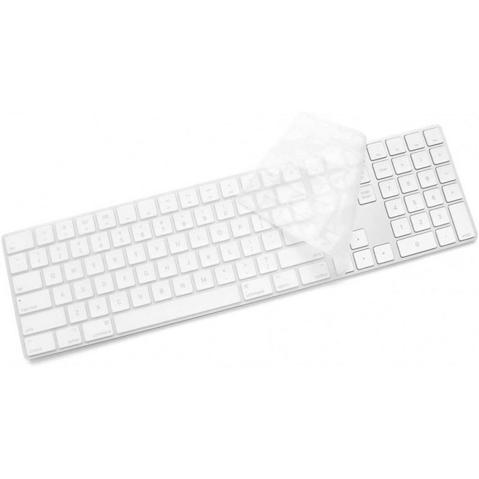 숫자 키패드 MQ052LL/A (A1843) US Layout Ultra Thin Protector 스킨(MQ052LL/A 투명)이 포함된 Apple Magic Keyboard용 실, 단일옵션 대표 이미지 - 매직키보드 키스킨 추천