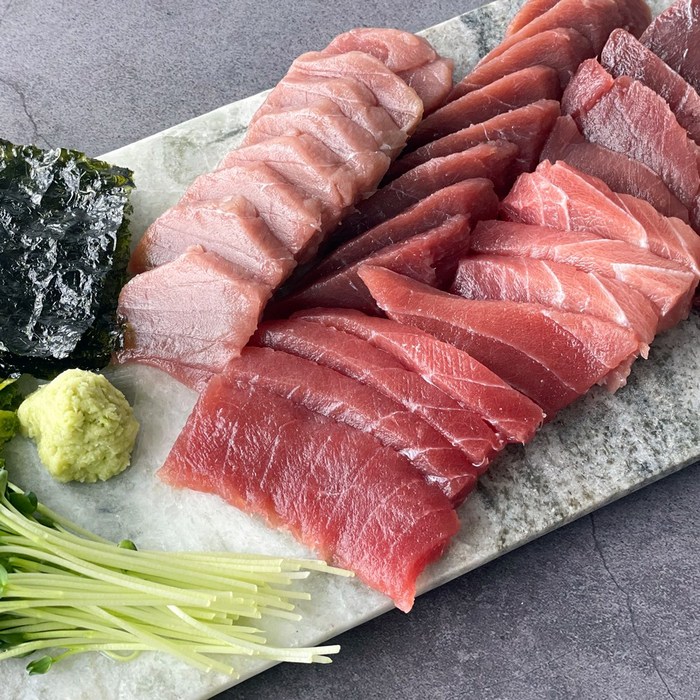 참치회 냉동 참치 참다랑어 눈다랑어 집에서먹는 못난이 참치 블럭, 못난이참치 눈다랑어 속살 400g(2-3인분) 대표 이미지 - 참다랑어 추천