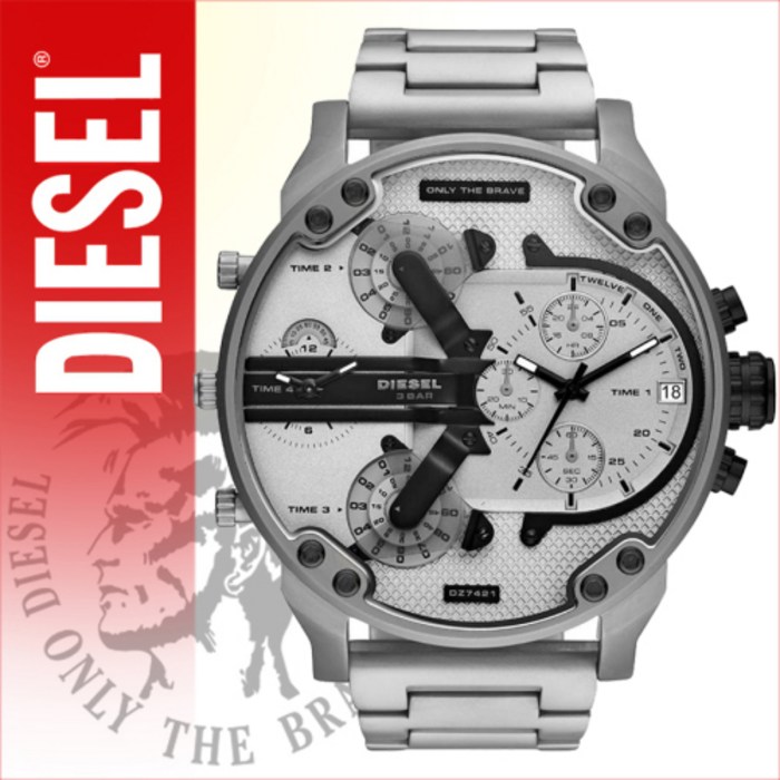 디젤 Mr Daddy 2 0 Chronograph Quartz Dial Mens Watch DZ7421 대표 이미지 - 디젤 시계 추천