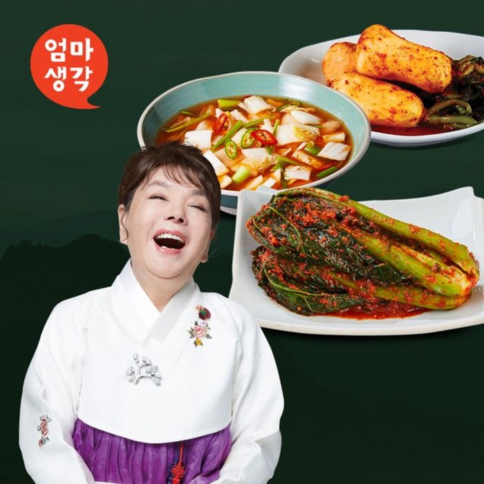 김수미 별미김치 3종 세트(총각김치 2kg+갓김치 2kg+나박김치 3kg), 단일옵션 대표 이미지 - 김수미 김치 추천