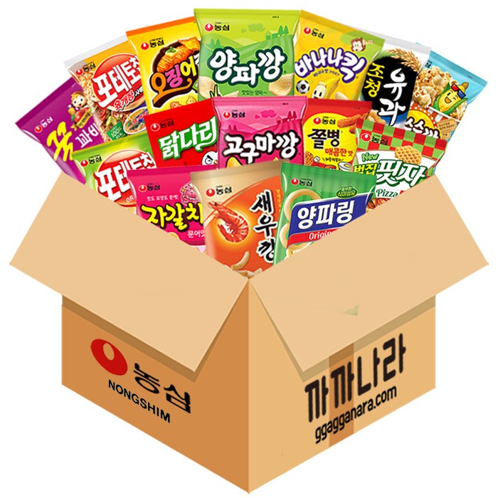 까까나라 농심스낵 15종 과자세트, 1set 대표 이미지 - 다쿠아즈 추천