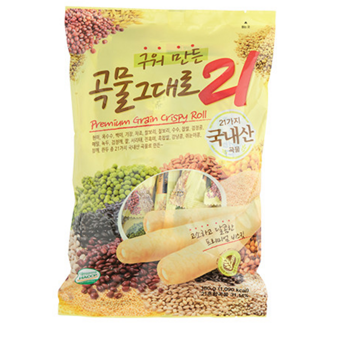 곡물그대로21 크리스피롤, 180g, 2개 대표 이미지 - 크리스피롤 추천