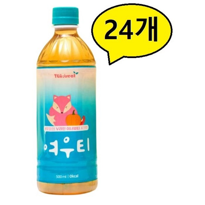 티트리트 여우티, 500ml, 24개 대표 이미지 - 붓기 빼는 차 추천