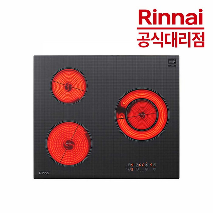 린나이 3구 하이라이트 전기레인지 전기렌지 HA301BIN01, HA301BIN01(3구 하이라이트) 대표 이미지 - 빌트인 전기레인지 추천