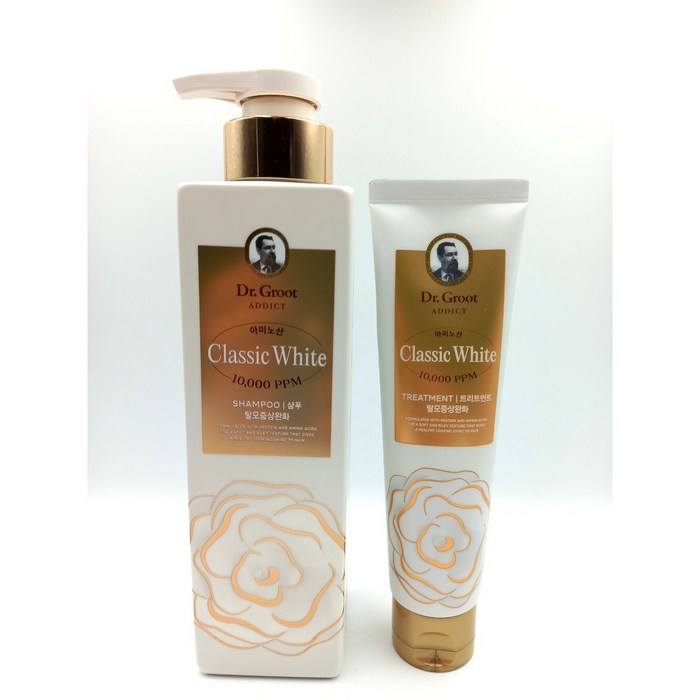 닥터그루트 애딕트 샴푸 클래식화이트 385ml+트리트먼트 100ml 기획 [랜덤샘플증정], 샴푸 385ML+ 트리트먼트 100ML 대표 이미지 - 닥터그루트 샴푸 추천