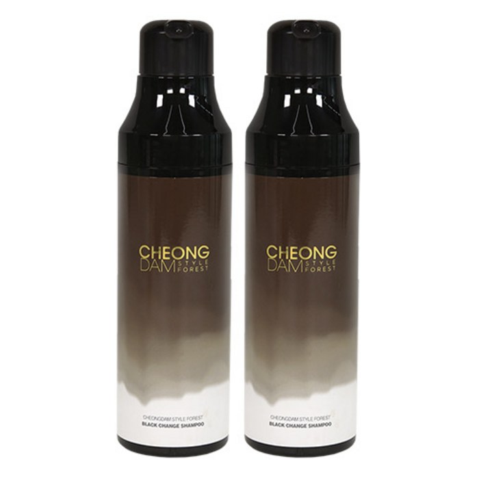 청담스타일 포레스트 블랙체인지 샴푸 200ml 자연갈색, 200ml, 2개