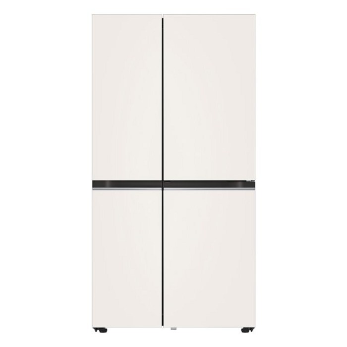 LG전자 디오스 오브제컬렉션 매직스페이스 양문형 냉장고 메탈 832L 방문설치, 메탈 베이지, S834MEE30 대표 이미지 - 양문형 냉장고 추천