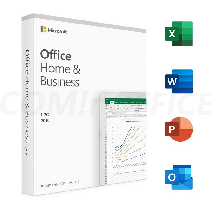 정품 Microsoft MS Office 2019 Home & Business 윈도우용 마이크로소프트 엠에스 오피스 홈 앤 비즈니스 (기업용/사무용/가정용) 대표 이미지 - 이은재 추천