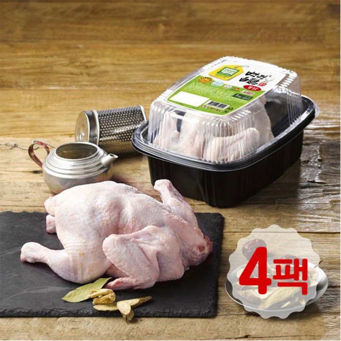 [백년백계] 통닭 11호 1Kg 4팩 SET 대표 이미지 - 생닭 11호 추천