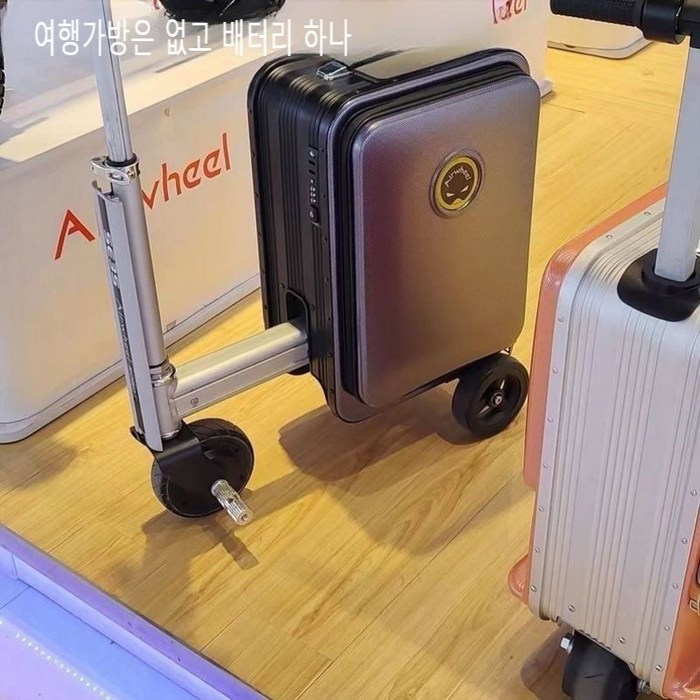전동 캐리어 110kg 성인용 탑승 케이스  라이딩