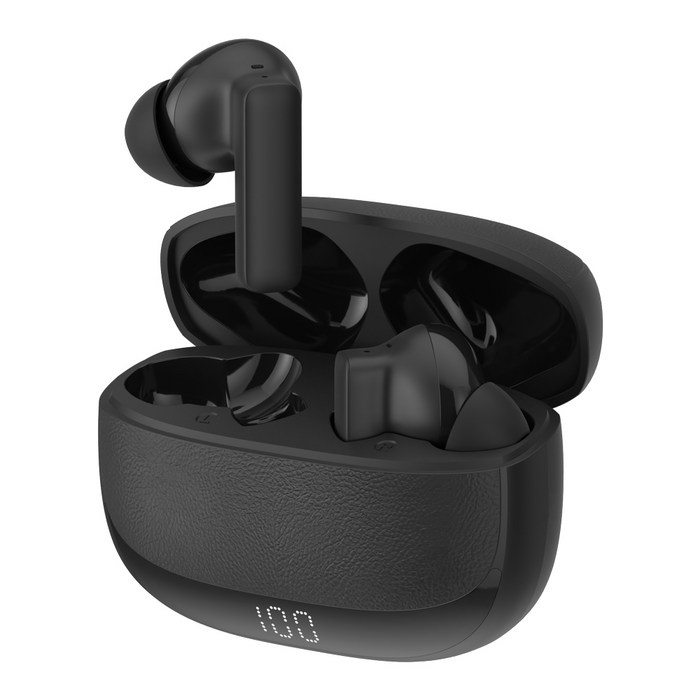 아이리버 IBTX5 무선 블루투스 6.0 이어폰 ANC ENC 커널형 노이즈캔슬링 오토 페어링 LED 디스플레이