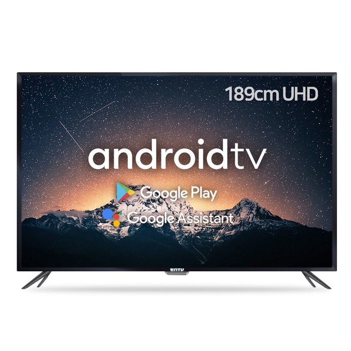 이엔TV 4K UHD LED TV, 189cm(75인치), C750SMMT, 스탠드형, 방문설치 대표 이미지 - 75인치 TV 추천