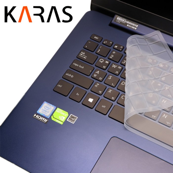 삼성 갤럭시북 플렉스 NT950QCG-X58A 키보드 키스킨 커버 덮개, 1개, 실리스킨 - [A]형 지문인식키 뚫림