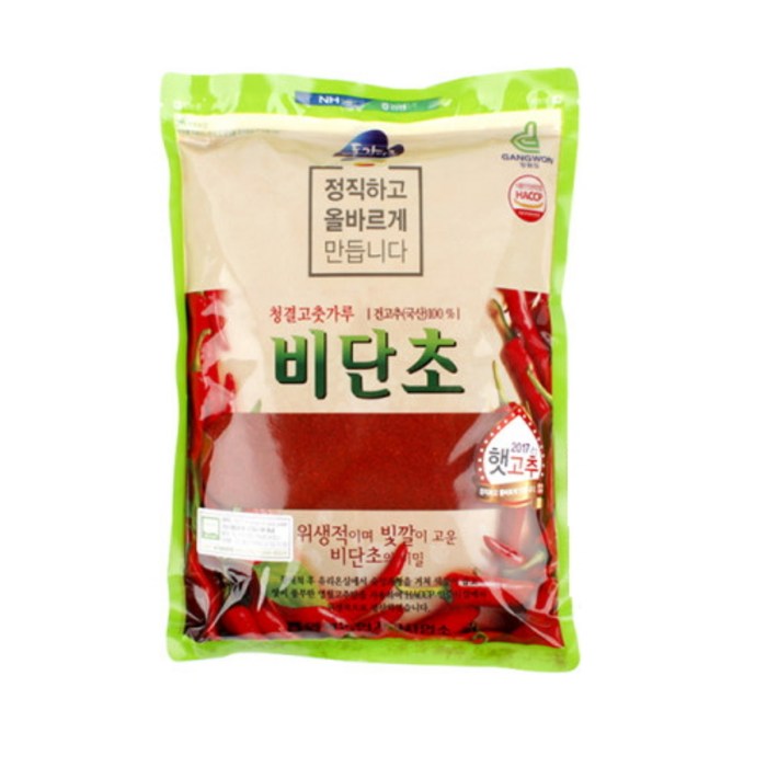 영월농협 동강마루 청결 고춧가루 비단초 500g/가공조미료 고춧가루