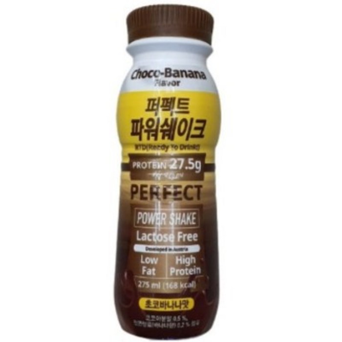 칼로바이 퍼펙트 파워 쉐이크 초코바나나24개 275ml, 24개 대표 이미지 - 바나나맛 프로틴 추천