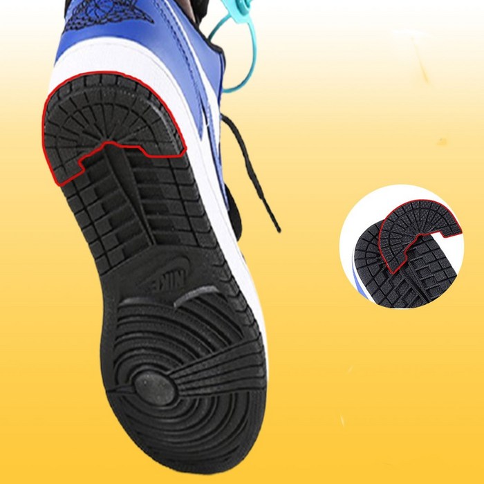 솔플레이스 신발 밑창 보강 운동화 신발 바닥 조던 아웃솔 마모방지 미끄럼방지 셀프 수선 패치 패드 수리 관리 키트 세트, 265-270, 투명 대표 이미지 - 신발 관리 추천