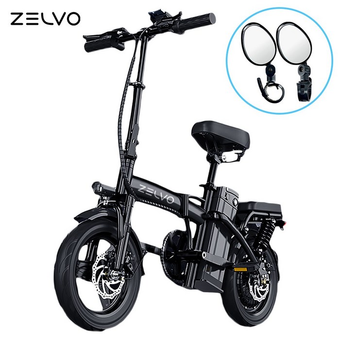 접이식전기자전거 500w 전동 출퇴근 배달 전기자전거, 디럭스에디션, 혼합색상 대표 이미지 - 전동휠체어 추천
