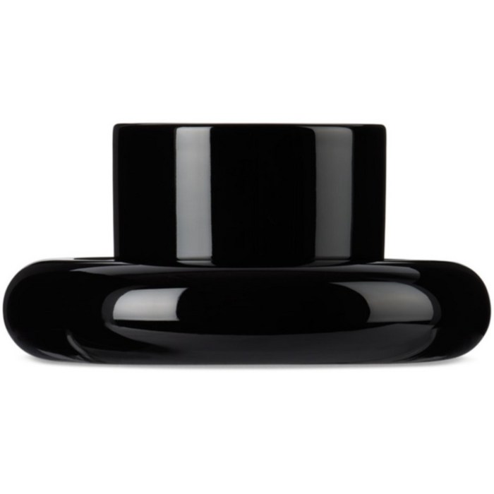 구스타프웨스트맨 오브젝트 익스클루시브 청키 컵 앤 소서 블랙