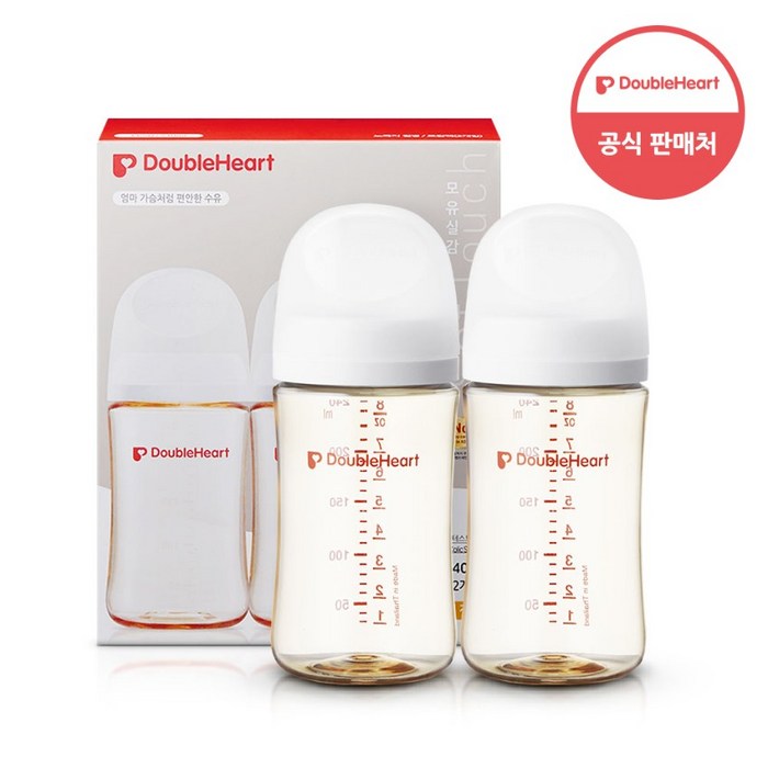 더블하트 모유실감 3세대 트윈팩 160ml/240ml 모음