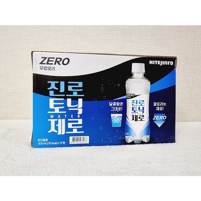 토닉워터 제로 300ml x 15개입 대표 이미지 - 하이트진로 추천