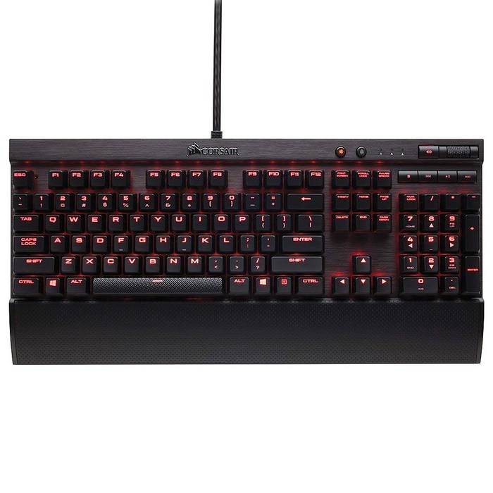 커세어 K70 LUX 적축 Red LED 기계식 키보드, 혼합 색상 대표 이미지 - 커세어 K70 키보드 추천