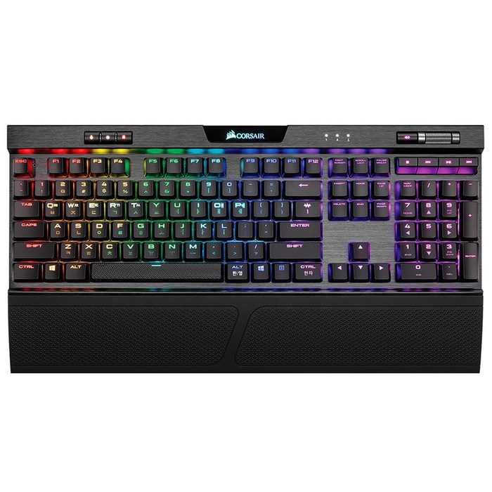 커세어 K70 RGB MK.2 LOW PROFILE RAPIDFIRE 키보드 블랙 (기계식 은축), 선택하세요 대표 이미지 - 커세어 K70 은축 MK.2 추천