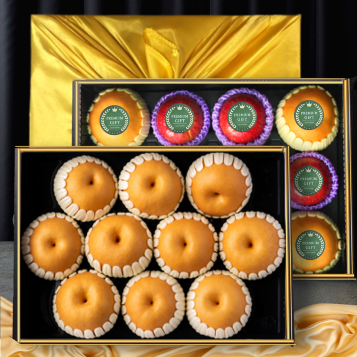 [고당도 특대] 제수용 나주배 선물세트 사과 배 과일 혼합 선물세트, 1세트, 1-3) 제수용 나주배 선물세트 3호 대표 이미지 - 제수용 과일 추천