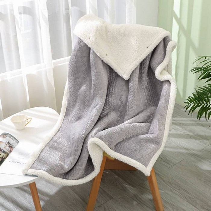무릎담요 극세사 부드러운 사무실 학교 여성 겨울 미니담요
