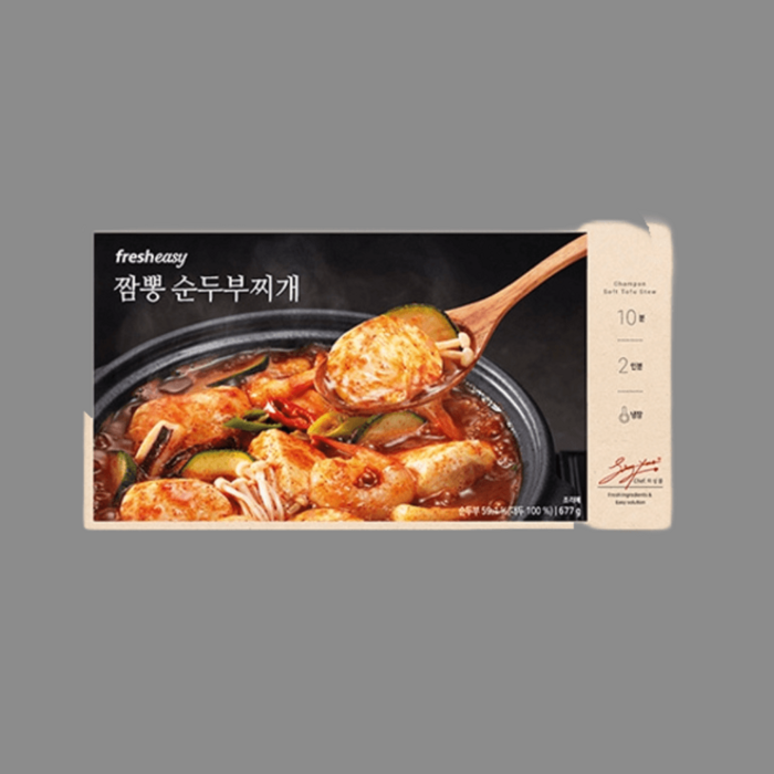 프레시지 짬뽕 순두부찌개 냉장 밀키트, 677g 1개, 1.677kg, 1개 대표 이미지 - 찌개 밀키트 추천