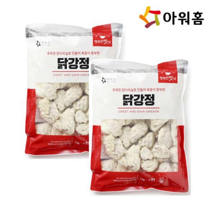 아워홈 닭강정 1kg x 2개 대표 이미지 - 닭강정 추천