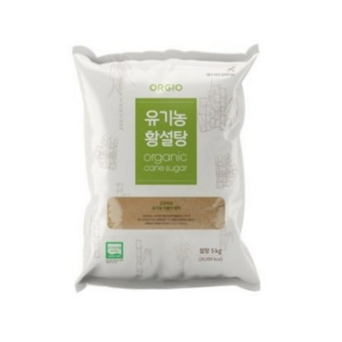 오르지오 유기농 황설탕, 5kg, 1개 대표 이미지 - 원당 추천