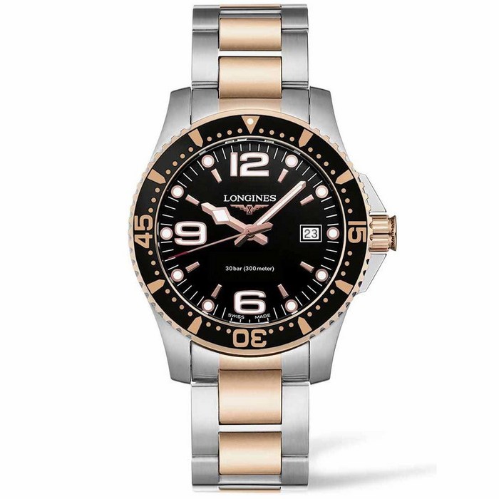 Longines HYDROCONQUEST 41MM 스테인리스 스틸/PVD 다이빙 시계 L37403587 대표 이미지 - 론진 시계 추천