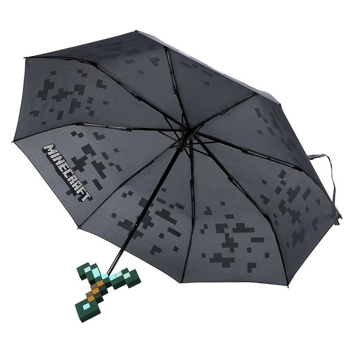 마인크래프트 검모양 우산 초등학생 조카선물 단우산