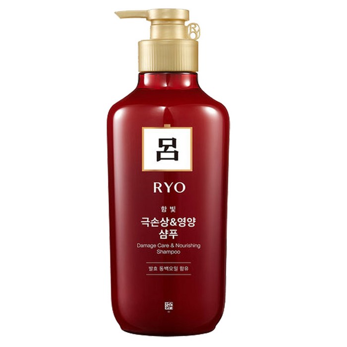 려 함빛 극손상 영양케어 샴푸, 550ml, 4개